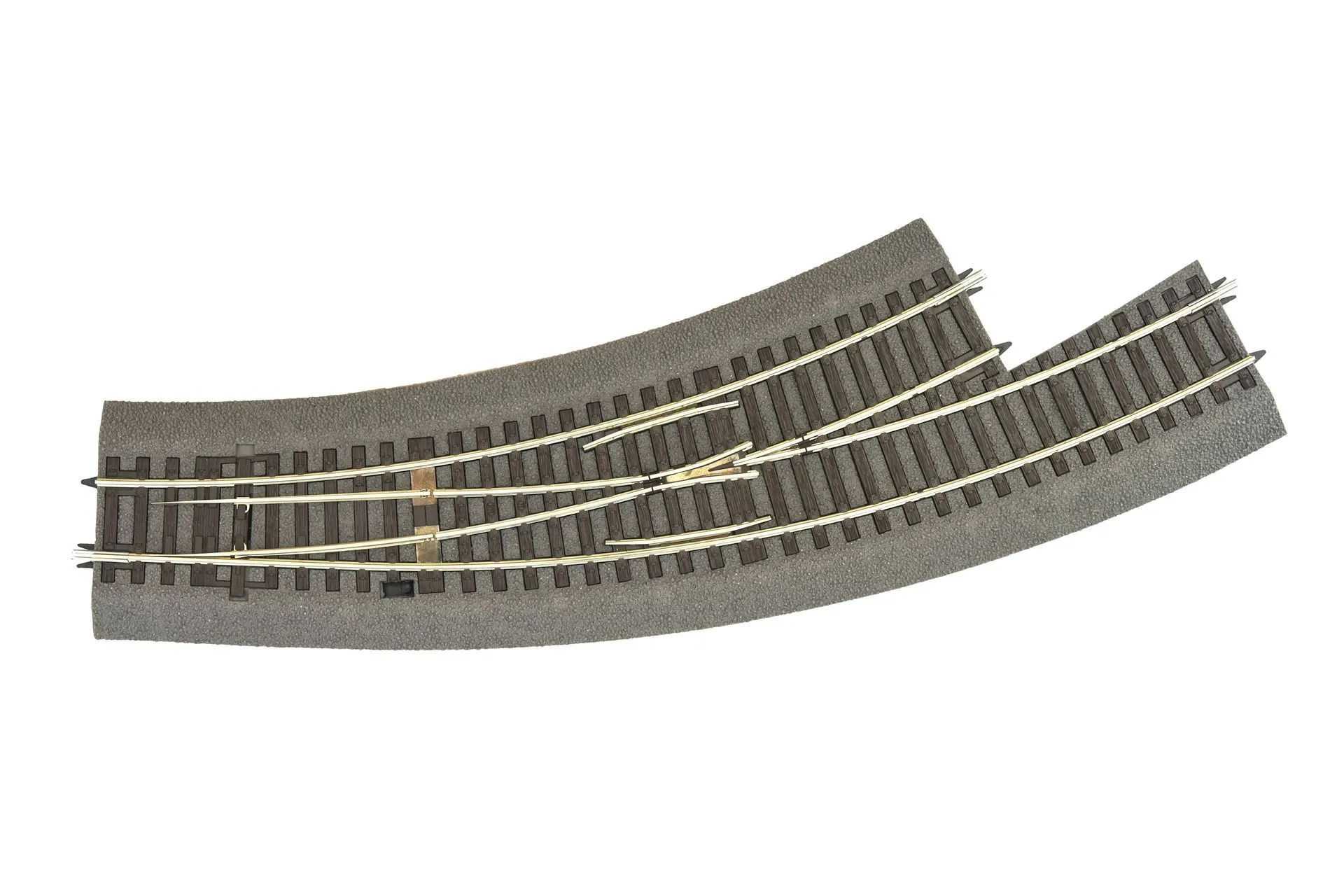 Roco 42572 - Bogenweiche R3/R4 links mit Bettung H0/GL