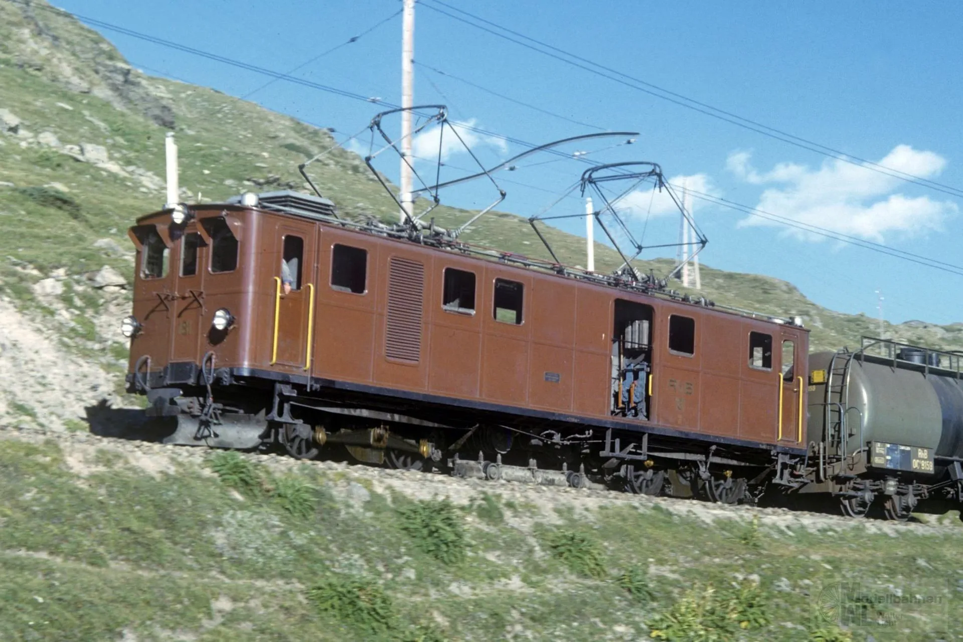 Bemo 1298131 - E-Lok Ge 4/4 181 RhB Ep.II Güterzuglok Metal Collection H0m