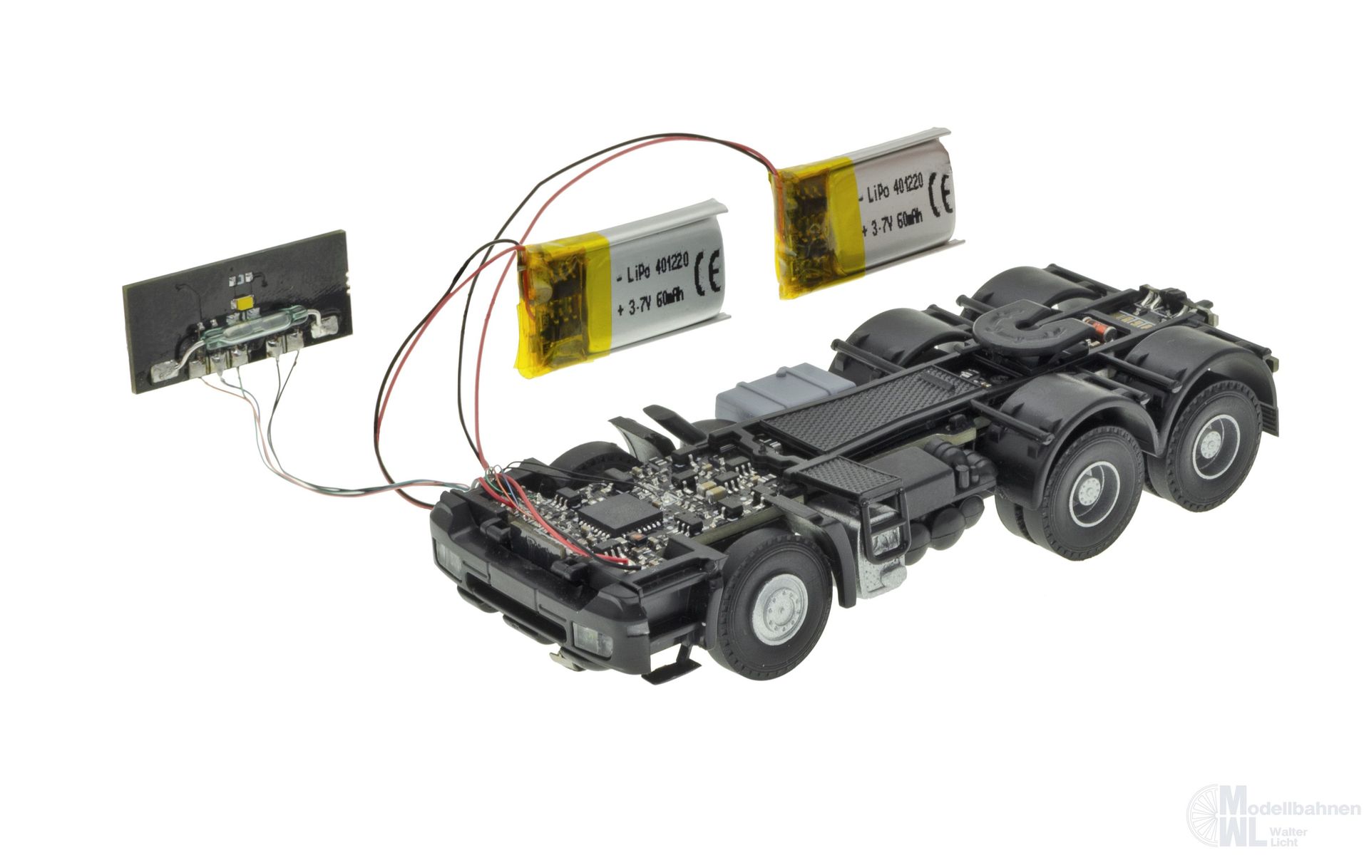 Viessmann 8409 - CarMotion Fahrwerk 3-achsig Mercedes-Benz Actros H0 1:87