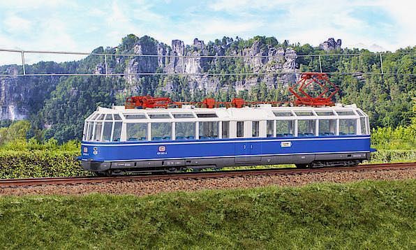Kres 4911 - Triebwagen ET 491 001-4 Gäserner Zug DB Ep.IV TT 1:120 Kres 4911 - Triebwagen ET 491 001-4 Gäserner Zug DB Ep.IV TT 1:120