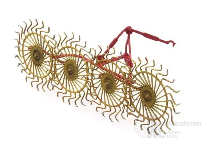 ARTITEC b.v. 387280 - Heuwender rot-gelb H0 1:87