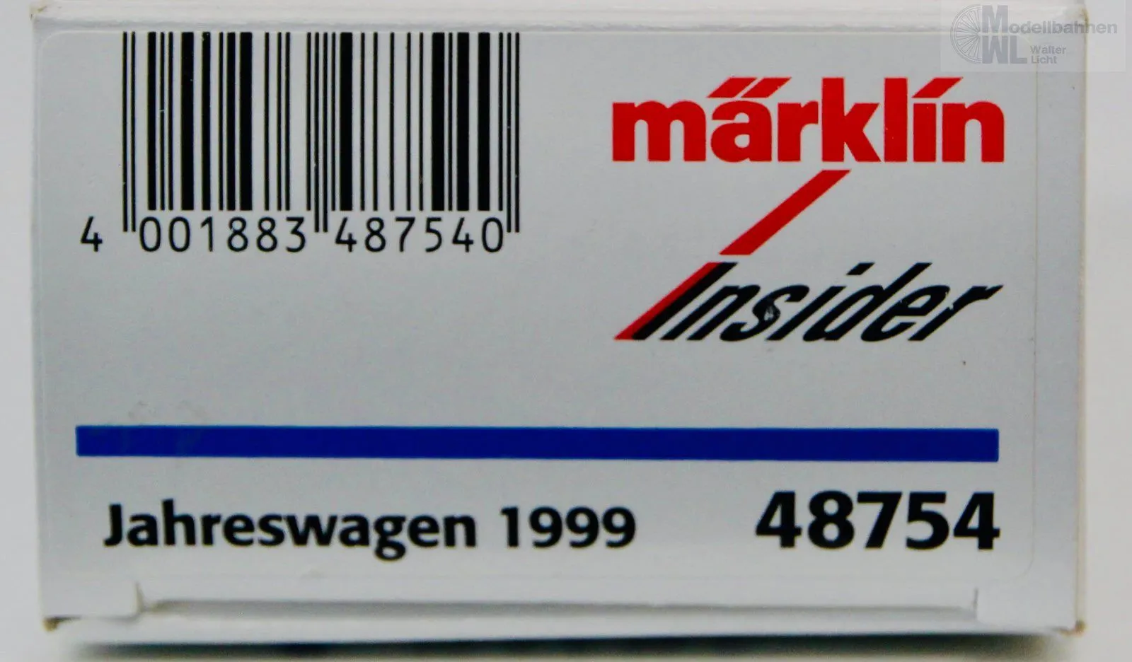 Märklin 48754 - MÄRKLIN - INSIDER Jahreswagen 1999 H0/WS