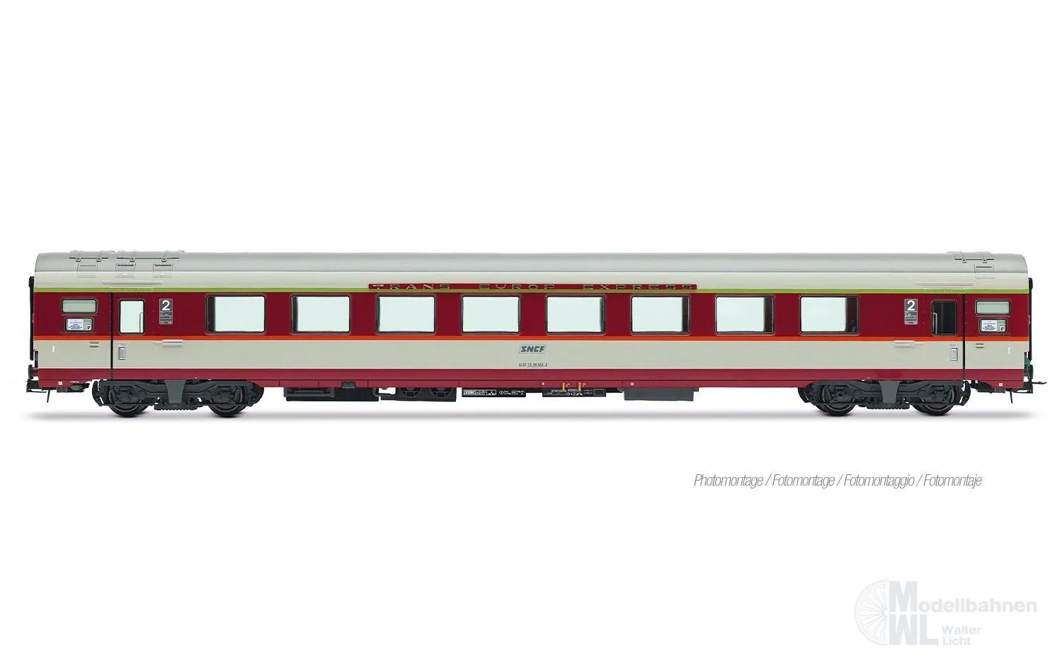 Jouef 4204 - Personenwagen SNCF Ep.IV Le Capitole B8tu H0/GL