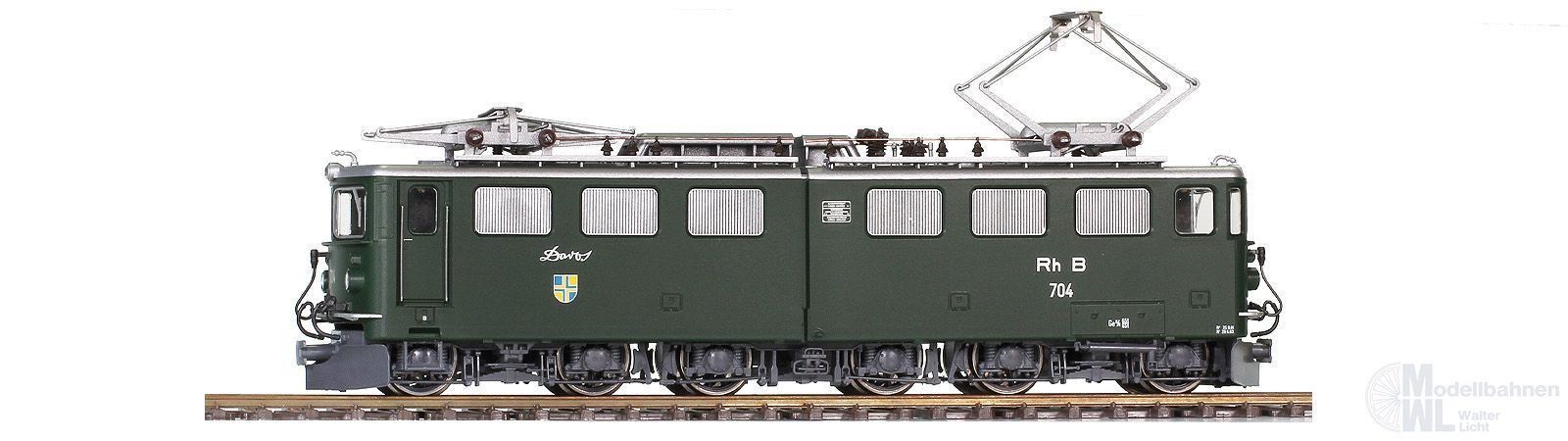 Bemo 1354114 - E-Lok Ge 6/6 II 704 RhB Ep.III/IV Davos grün H0m Sound