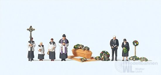 Preiser 79194 - Beerdigung, katholischer Geis N 1:160