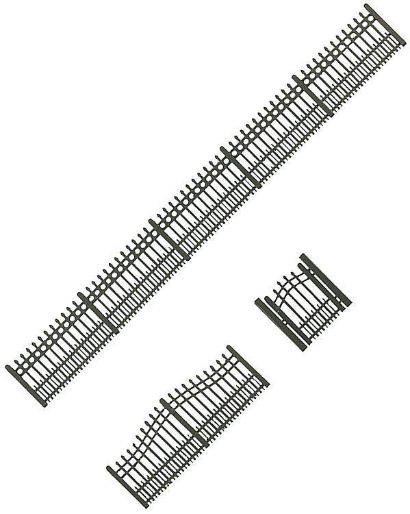 Faller 180411 - Eisen-Gartenzaun 68 cm H0 1:87