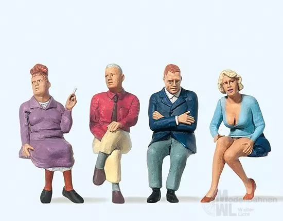 Preiser 63090 - Sitzende Reisende Spur 1