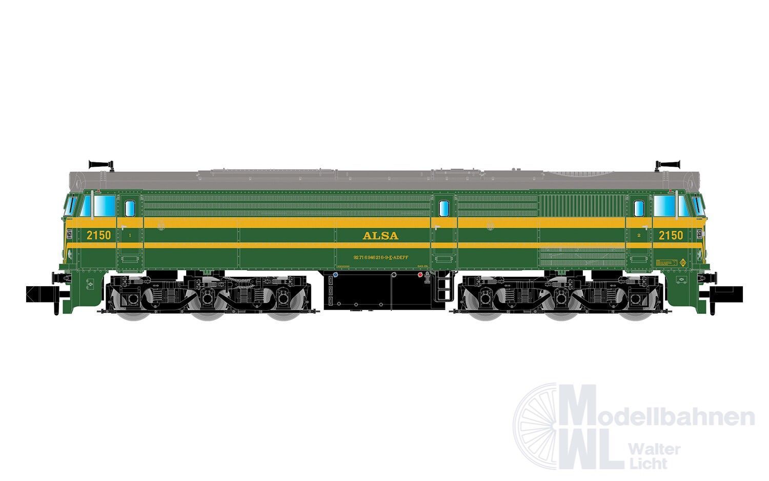 Arnold 2634 - Diesellok BR 2150 ALSA Ep.VI N 1:160