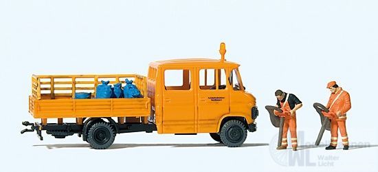 Preiser 33262 - Straßenmeisterei Mercedes-Benz H0 1:87 Preiser 33262 - Straßenmeisterei Mercedes-Benz H0 1:87