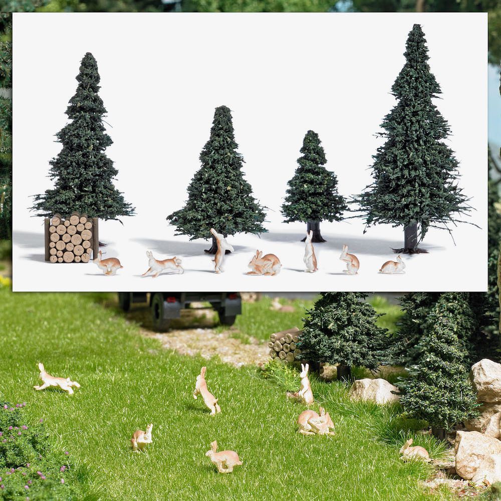 Busch 7986 - A-Set: Hasen H0 1:87 Busch 7986 - A-Set: Hasen H0 1:87