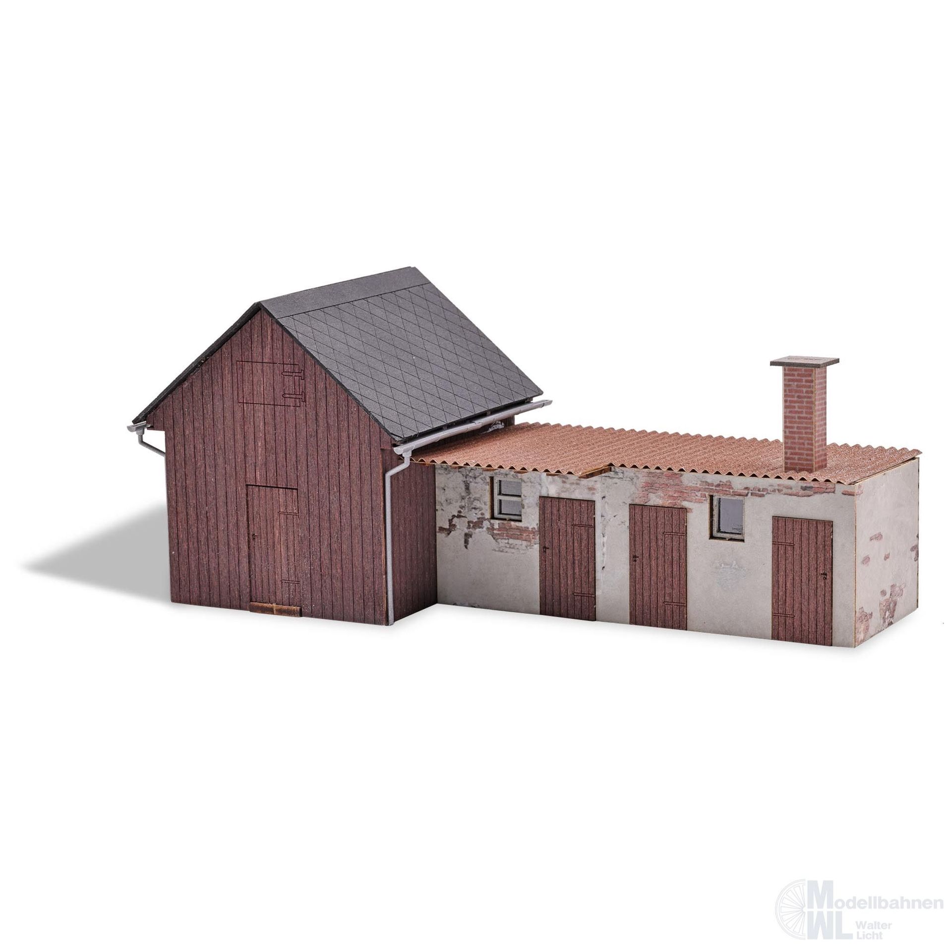 Busch 1929 - Nebengebäude / Schuppen H0 1:87