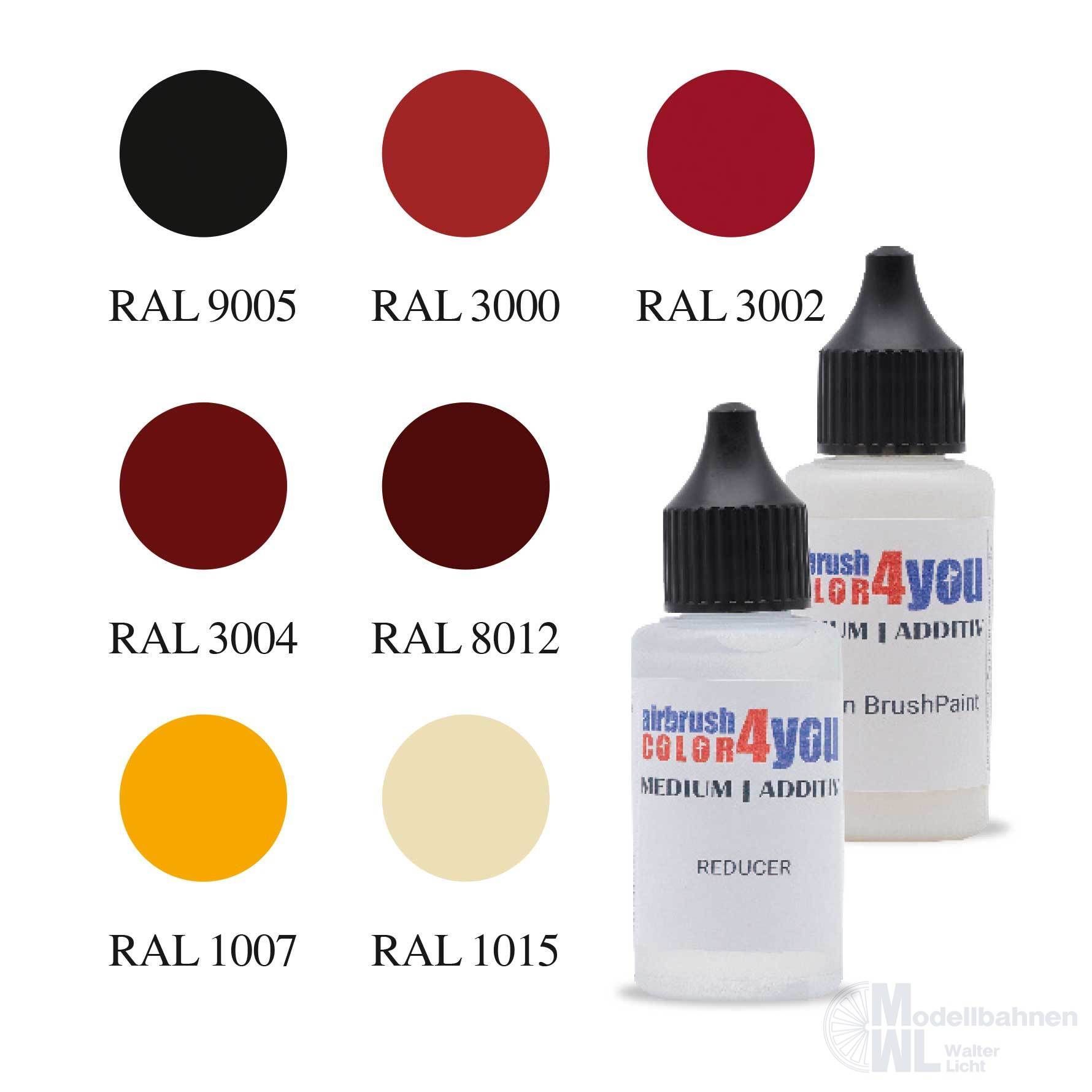 Busch 961515520 - Farbset Deutsche Reichsbahn 9 x 30ml