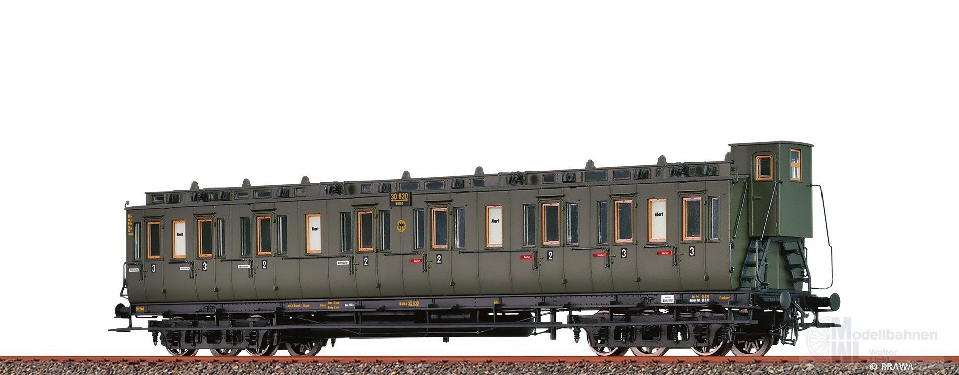 Brawa 45271 - Abteilwagen DRG Ep.II BC4 H0/GL