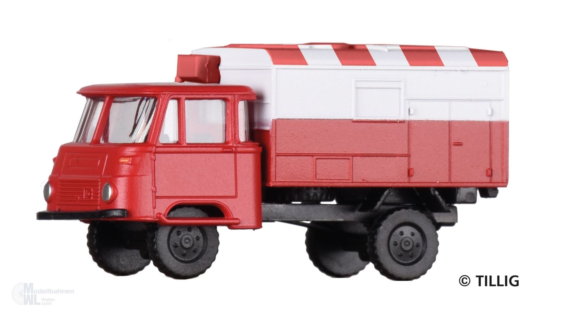 Tillig 19042 - LKW Robur LO 1801 Kofferaufbau Flugfeldwagen TT 1:120