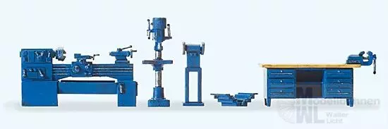 Preiser 17706 - Werkstatteinrichtung Baudsatz H0 1:87