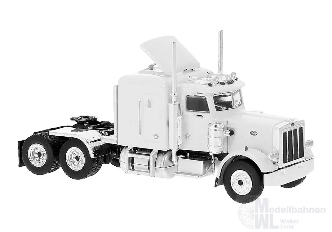 Brekina 10224 - Sortiment zum Bau einer Peterbilt 359 Zugmaschine weiß H0 1:87