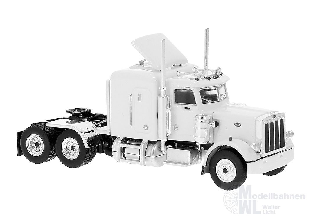 Brekina 10224 - Sortiment zum Bau einer Peterbilt 359 Zugmaschine weiß H0 1:87