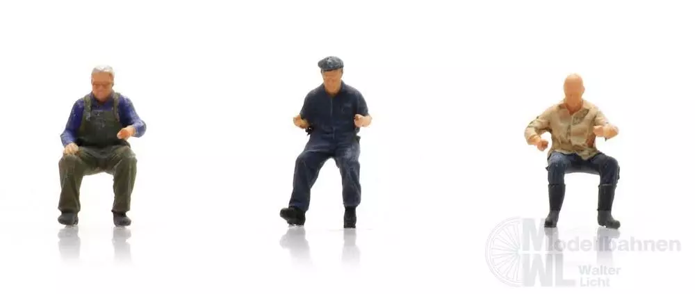 ARTITEC b.v. 5160041 - Traktorfahrer (3x) Fertigmodell 1:160