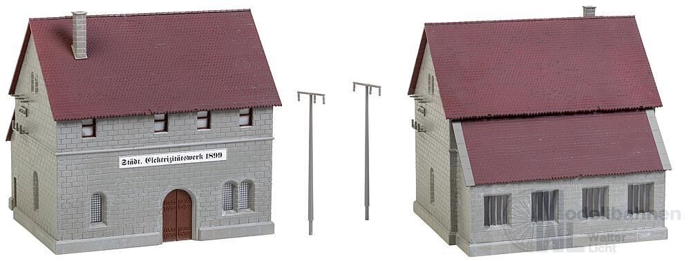 Faller 130943 - Elektrizitätswerk mit Staumauer H0 1:87