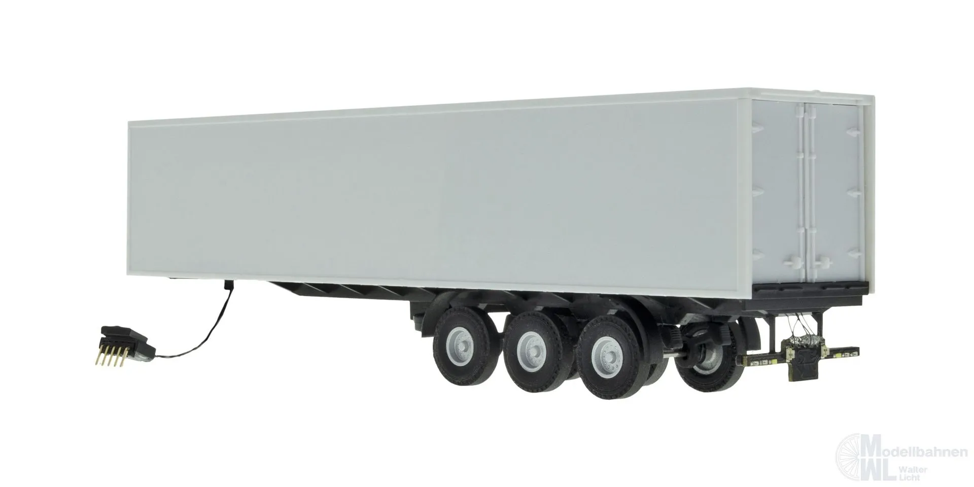Viessmann 8226 - CarMotion Koffersattelauflieger mit Unterfahrschutz 3-achsig H0 1:87
