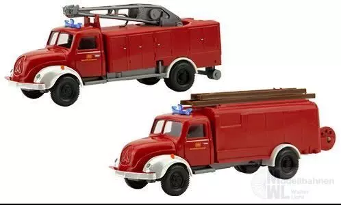 Wiking 251265 - Set Edition Deutsche Bundesbahn Nr.5 Bahnfeuerwehr H0 1:87