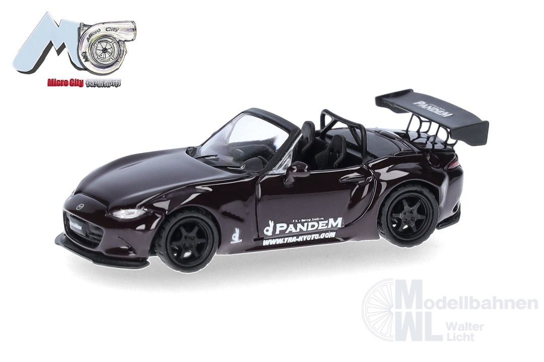 Herpa 87MC000128 - Mazda MX-5 Rocket Bunny, lila (purple) H0 1:87