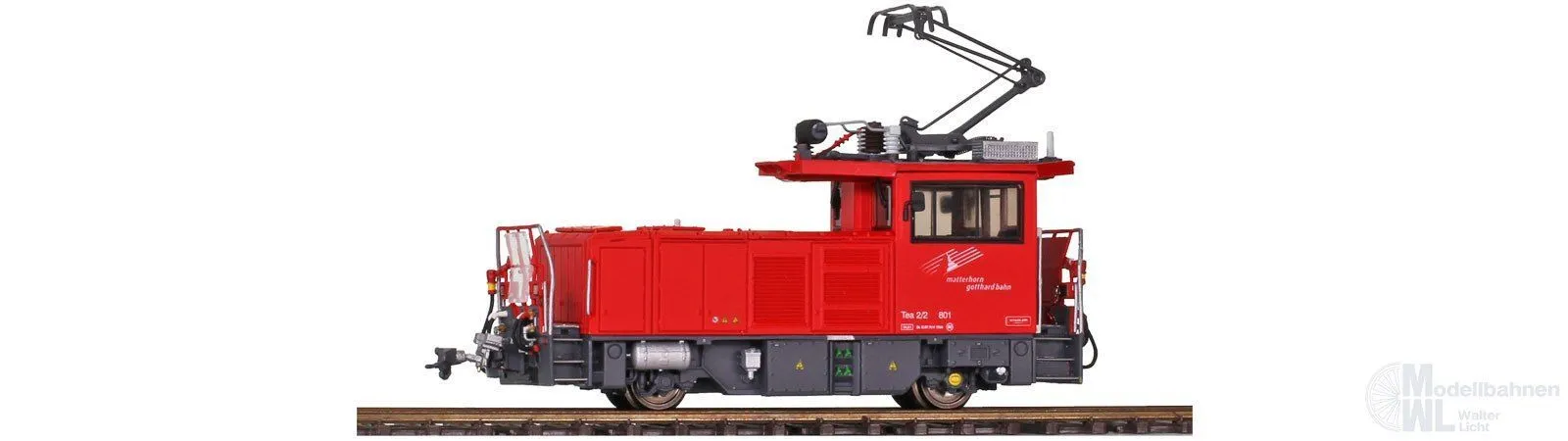Bemo 1387251 - Rangierlok Tea 2/2 MGB 801 Ep.VI Exclusivmodell 2021 Metal Collection H0m Sound