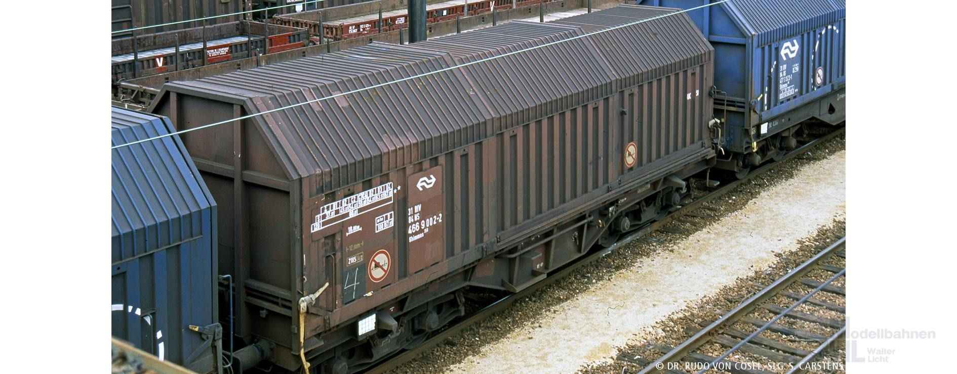 Brawa 51019 - Teleskophaubenwagen NS Ep.V Shimms385 H0/GL Brawa 51019 - Teleskophaubenwagen NS Ep.V Shimms385 H0/GL
