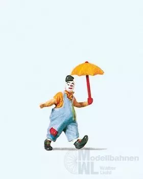 Preiser 29001 - Clown mit Schirm H0 1:87