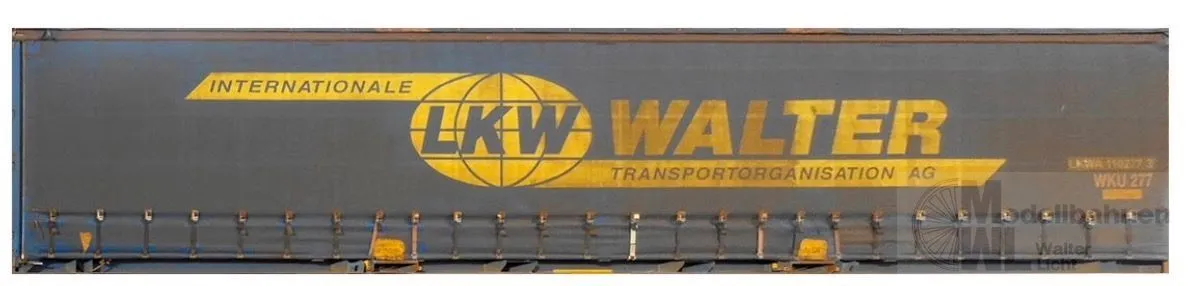 Sudexpress S6021 - Intermodal Wechselpritsche 45' LKW WALTER H0 1:87