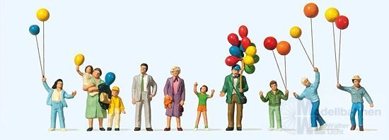 Preiser 24659 - Ballonverkauf H0 1:87