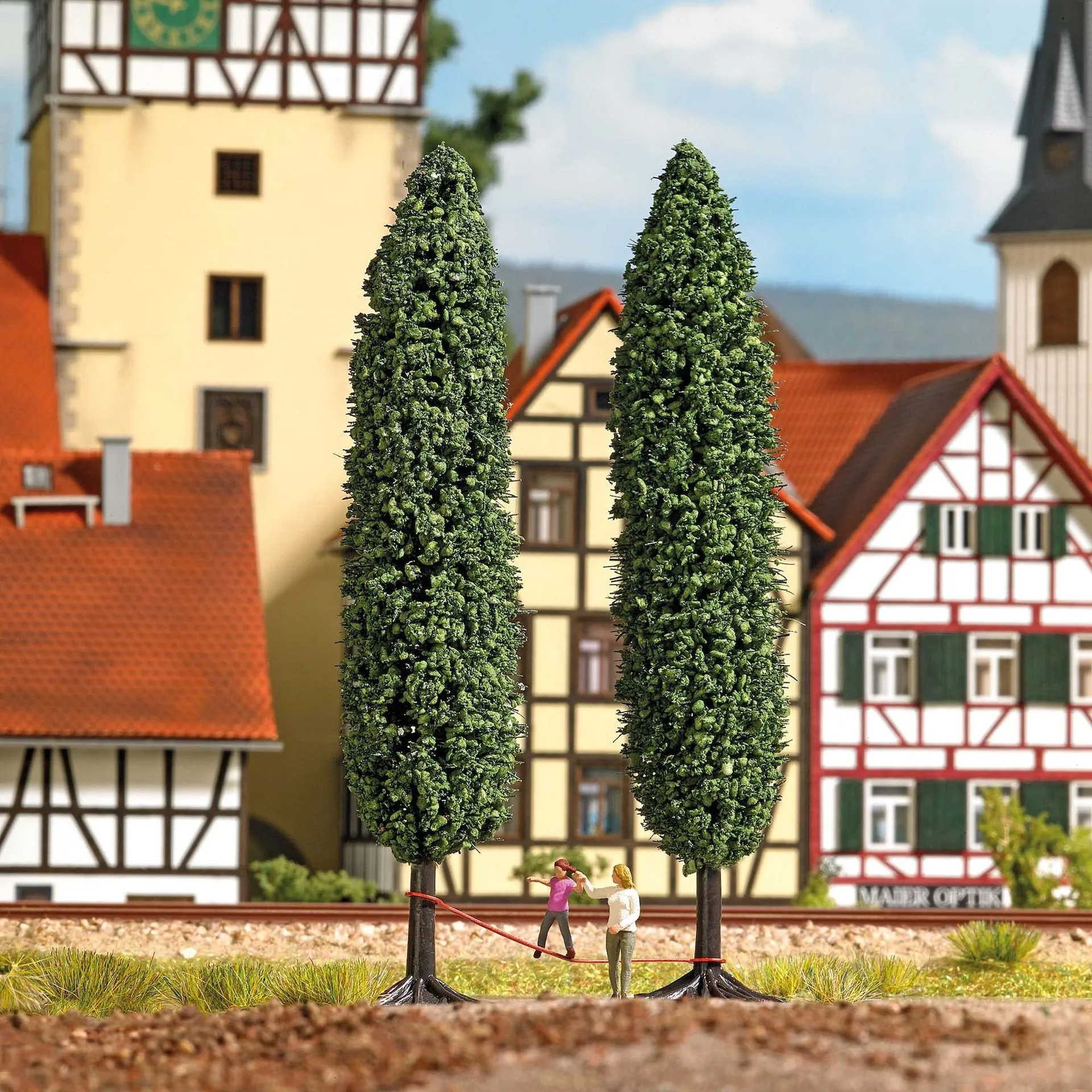 Busch 7945 - A-Set: Slackline H0 1:87