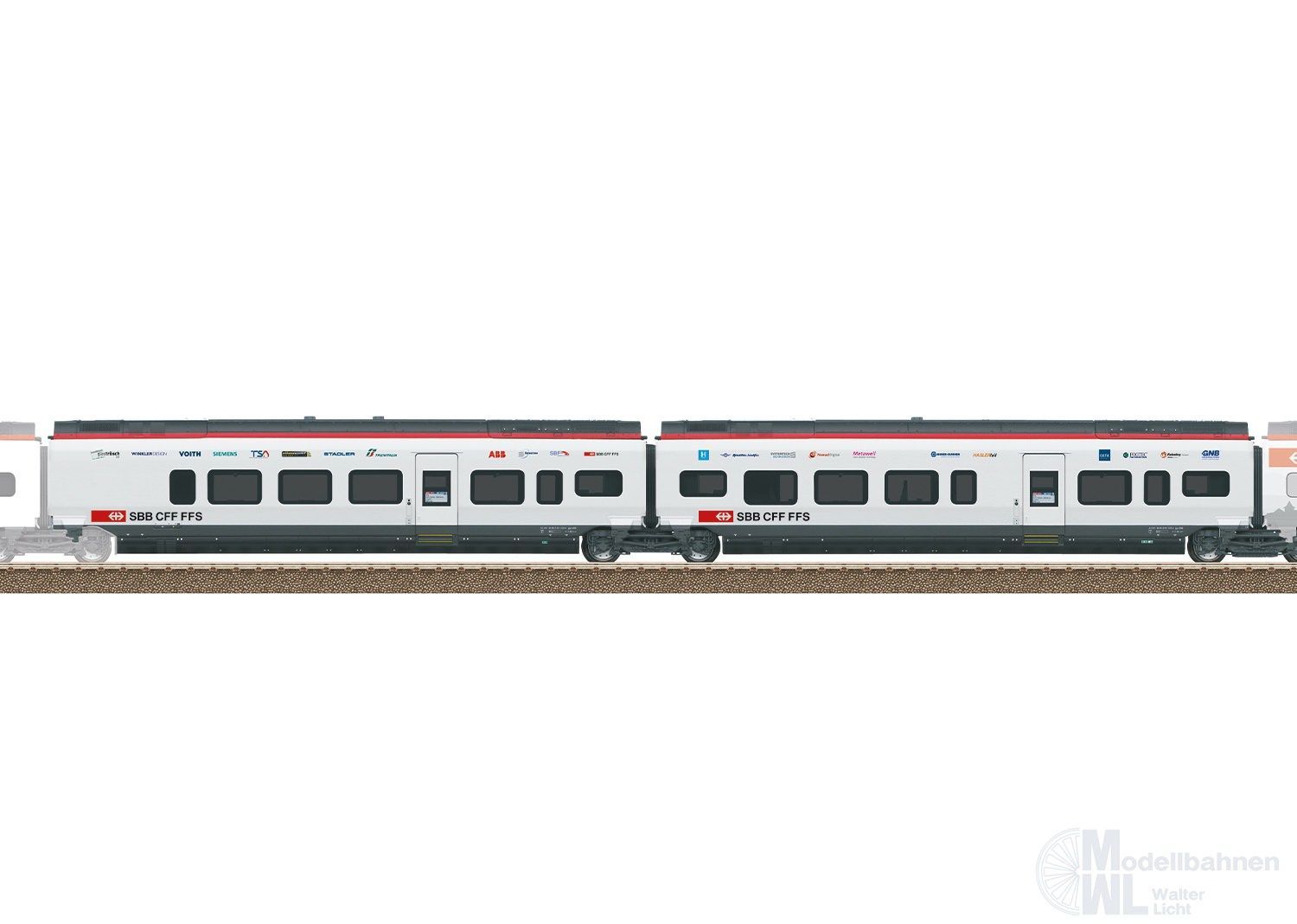 tr23285_0 Trix 23285 - Ergänzungs-Set 2 Giruno SBB Ep.VI H0/GL