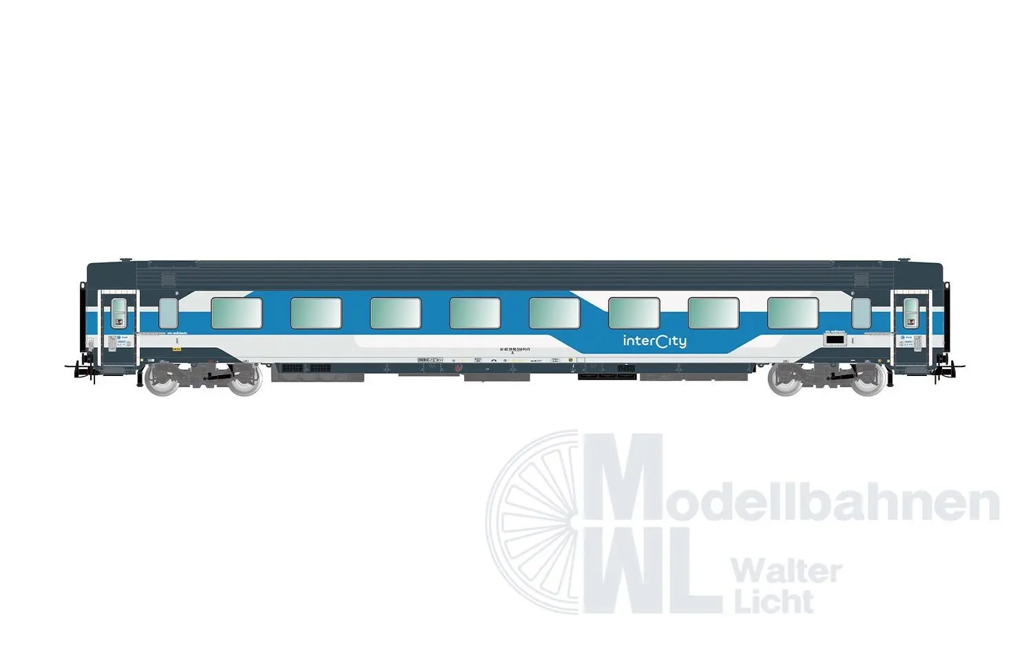 Rivarossi 4407 - Personenwagen Set FS Ep.VI 3.tlg. Intercity H0/GL