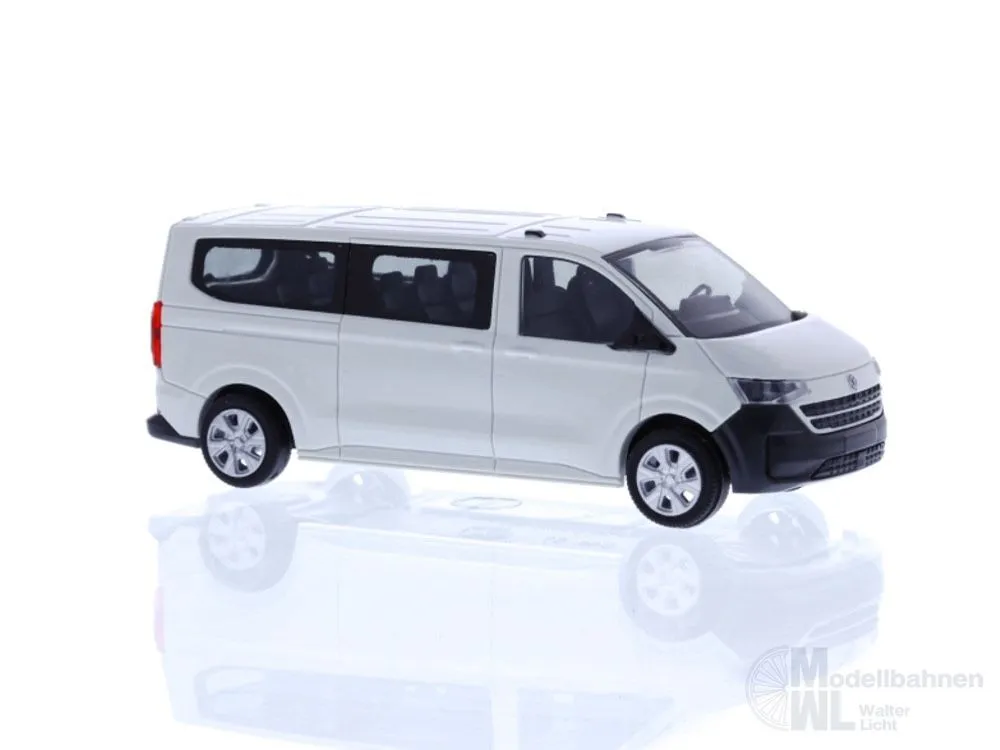 Rietze 11731 - Volkswagen e-Transporter T7 Bus LR FD clear white H0 1:87