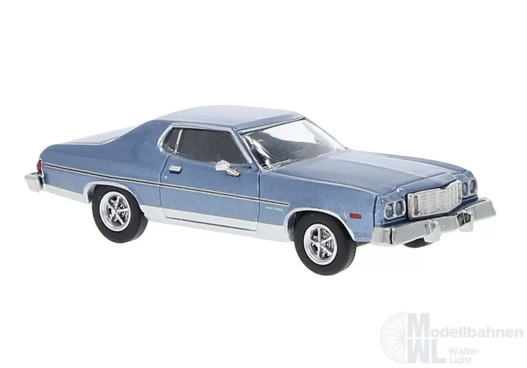 Brekina 19730 - Ford Gran Torino blau metallic H0 1:87