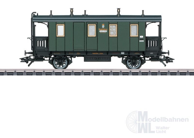 Märklin 42061 - MÄRKLIN - Post-/Gepäckwagen K.Bay.Sts.B. Ep.I H0/WS