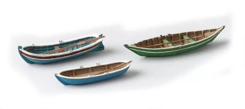 ARTITEC b.v. 387.08 - Ruderboote ALT 3 Stk H0 1:87