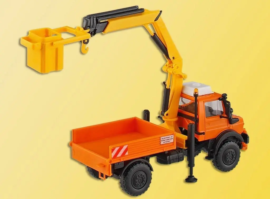 Kibri 15005 - UNIMOG mit Arbeitskran und Korb H0 1:87