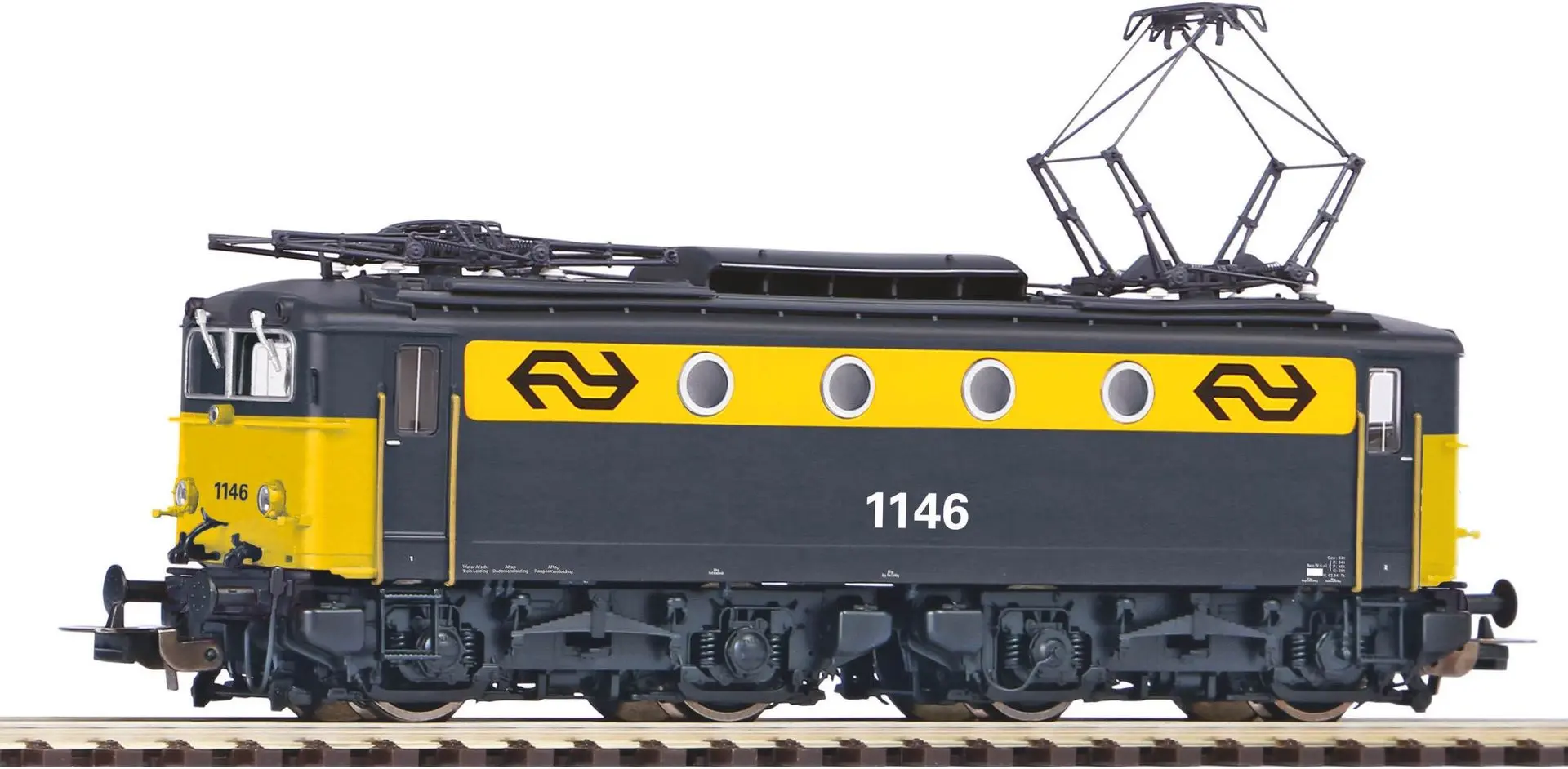 Piko 51377 - E-Lok Rh 1100 NS Ep.IV grau/gelb H0/GL