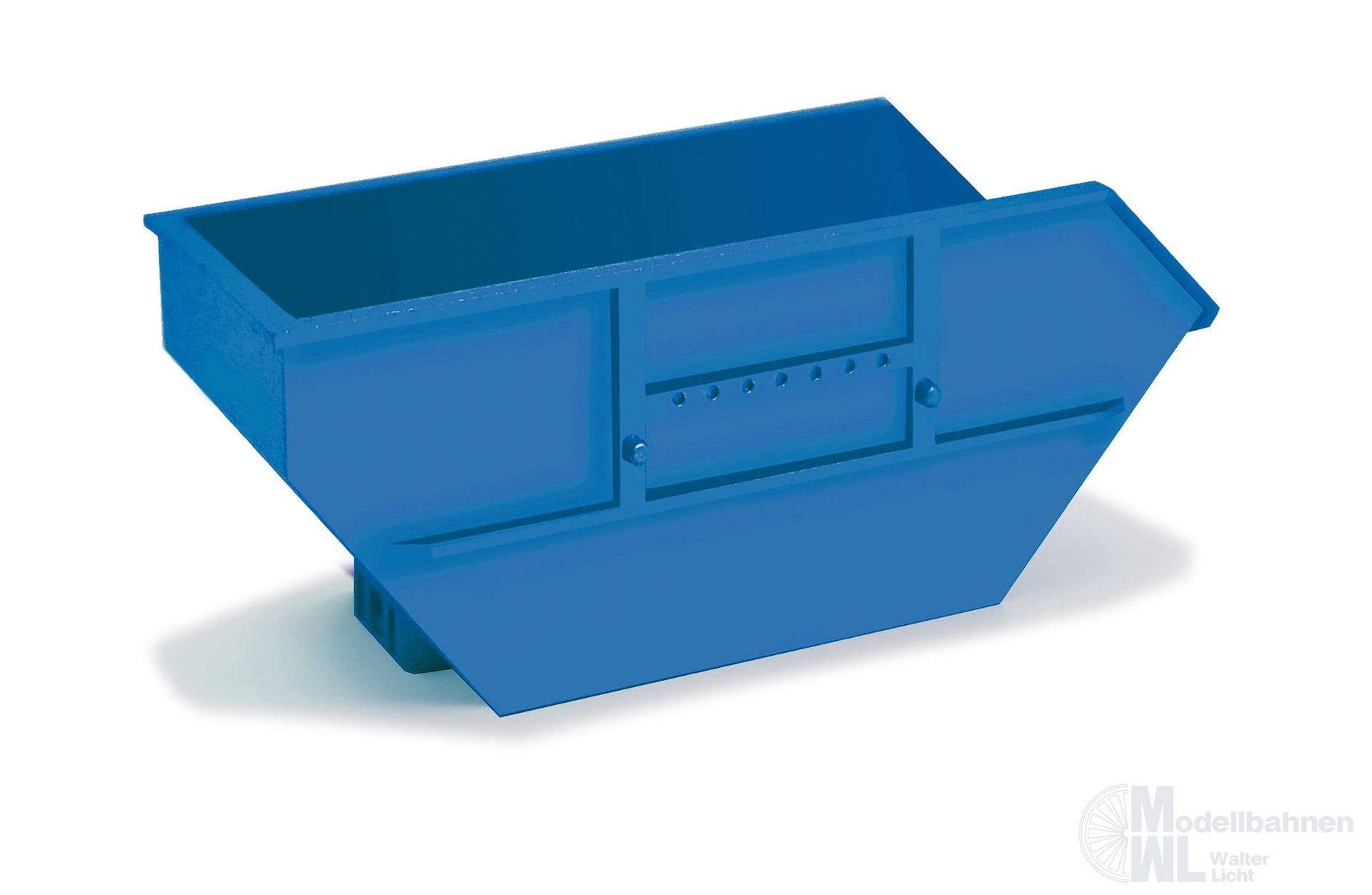 Herpa 054676 - Absetzmulde klein 2 Stück blau H0 1:87 Herpa 054676 - Absetzmulde klein 2 Stück blau H0 1:87