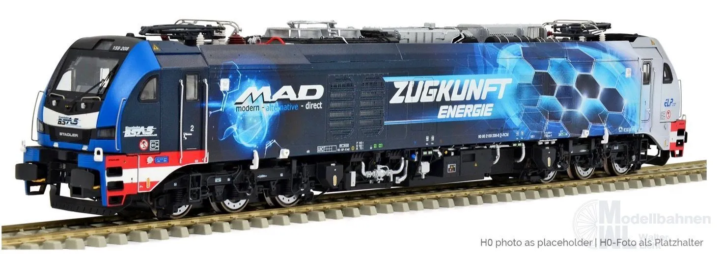 Sudexpress T1592080 - Zweikraftlok BR 159 208-8 EuroDual BSAS Ep.VI TT 1:120 Sound