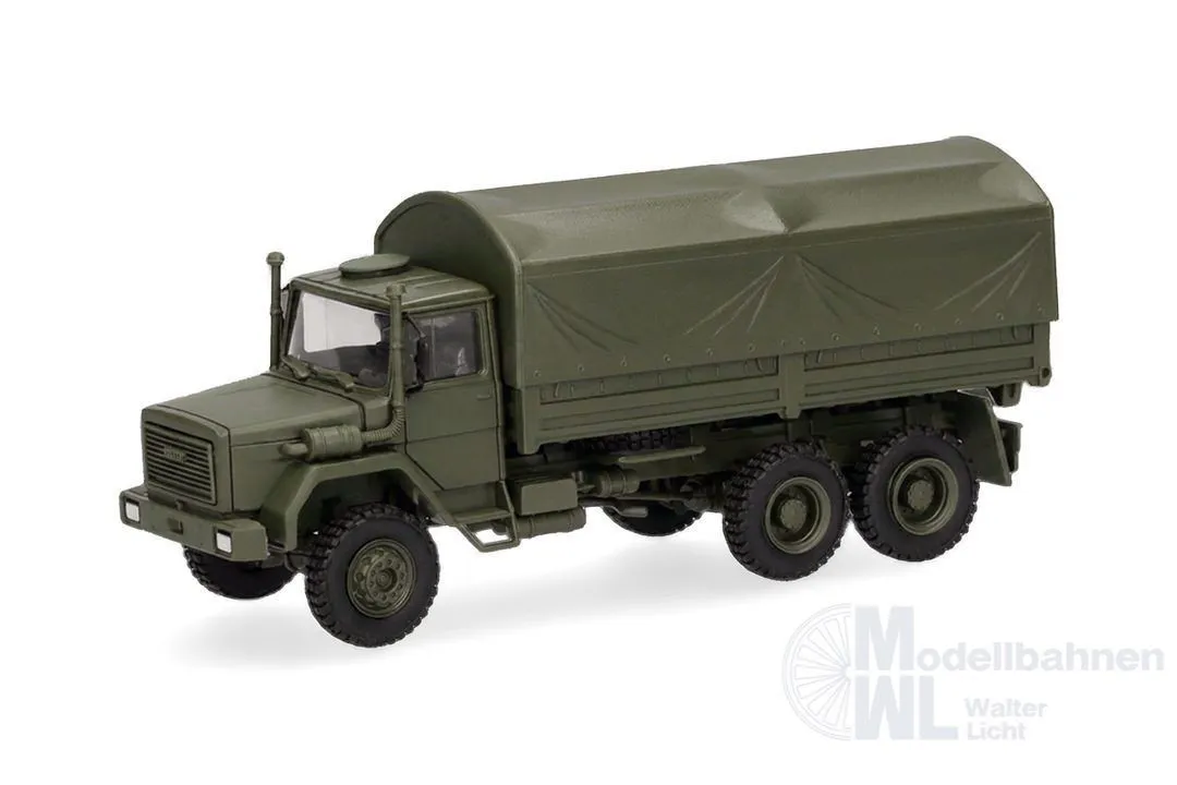 Herpa 747387 - Iveco Magirus 8t Planen-LKW Bundeswehr H0 1:87