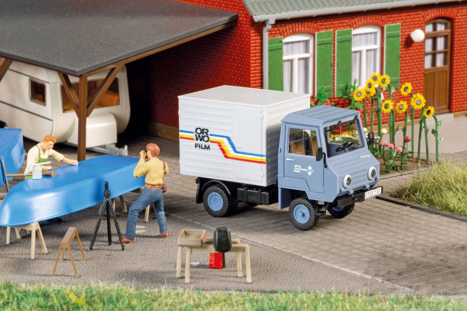 Auhagen 40513 - Multicar M24-0 Kofferaufbau ORWO H0 1:87 BAUSATZ