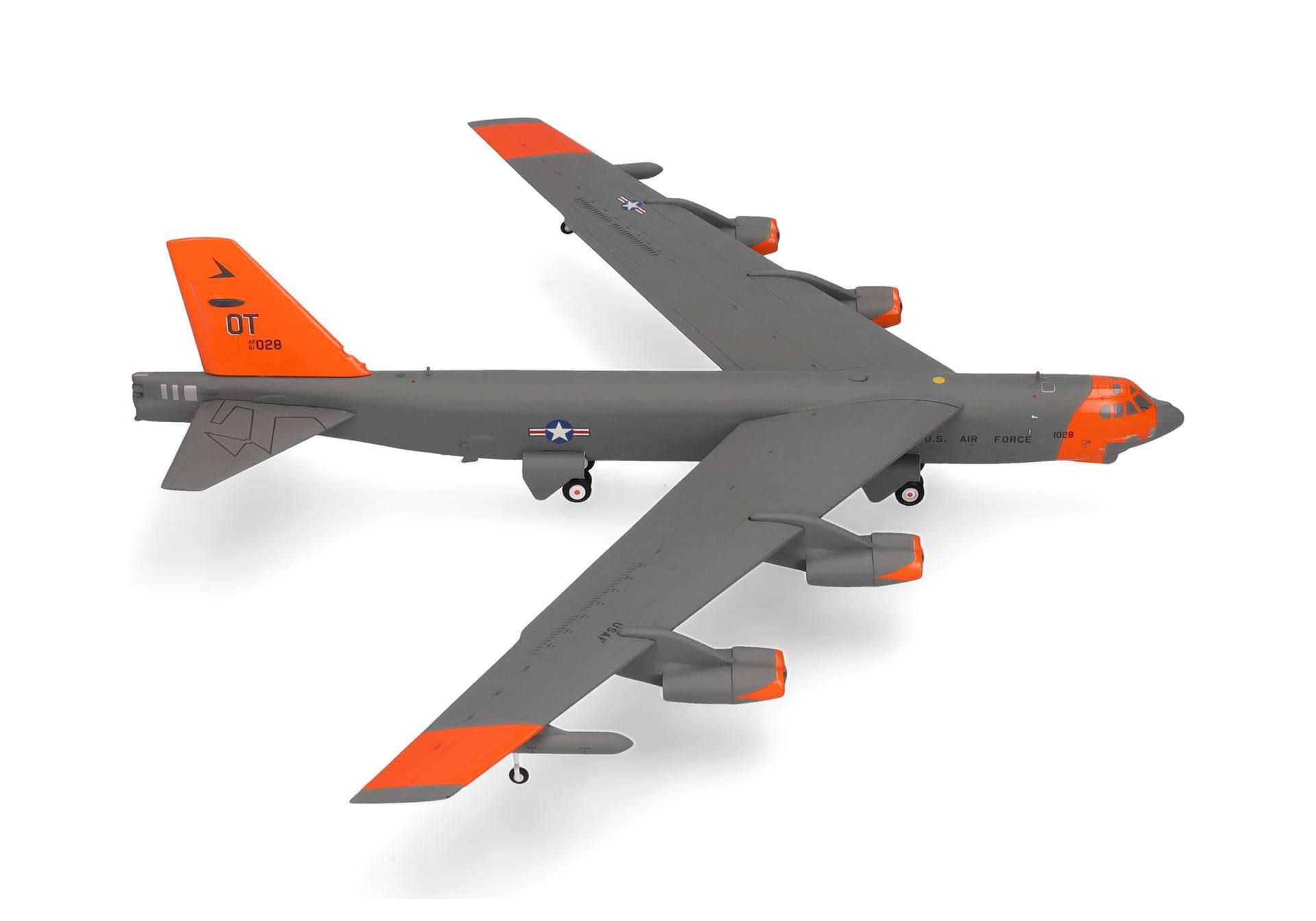 Herpa 573726 - B-52H USAF 49th TES Orange 1:200