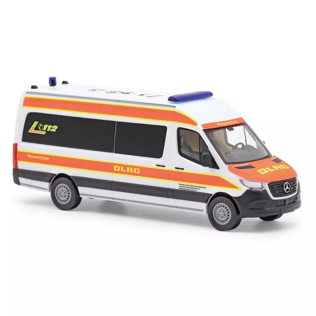 Busch 52633 - Mercedes-Benz Sprinter Bus DLRG Wittmund H0 1:87