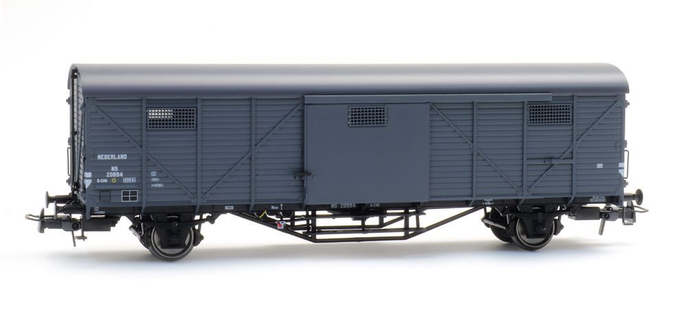 ARTITEC b.v. 20.311.04 - Güterwagen ged. NS Ep.III SCHK 20994 grau H0/GL