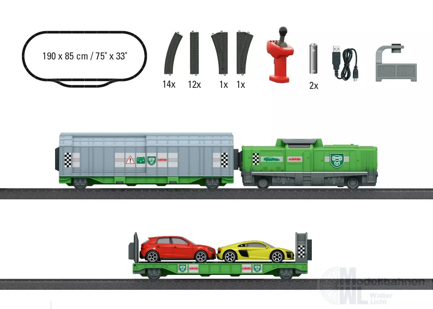 Märklin 29347 - Startpackung Autotransport H0/MyWorld