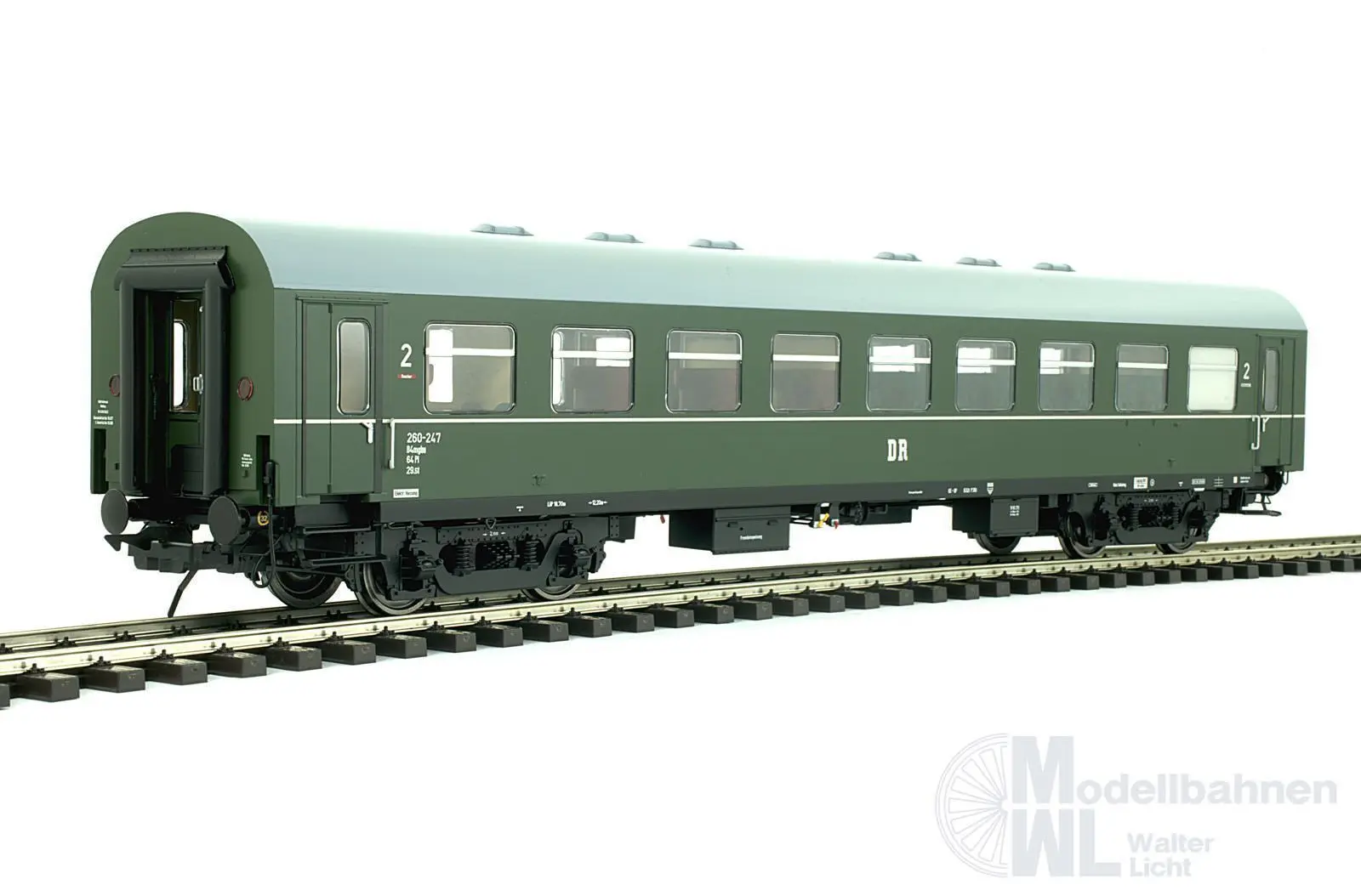 Lenz 41180-01 - Reko-Wagen DR Ep.III B4mgl 2.Kl Betr.-Nr.260-247 Spur 0