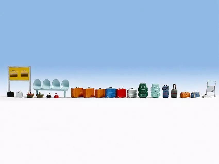 Noch 14810 - Bahnhofs-Zubehör H0 1:87